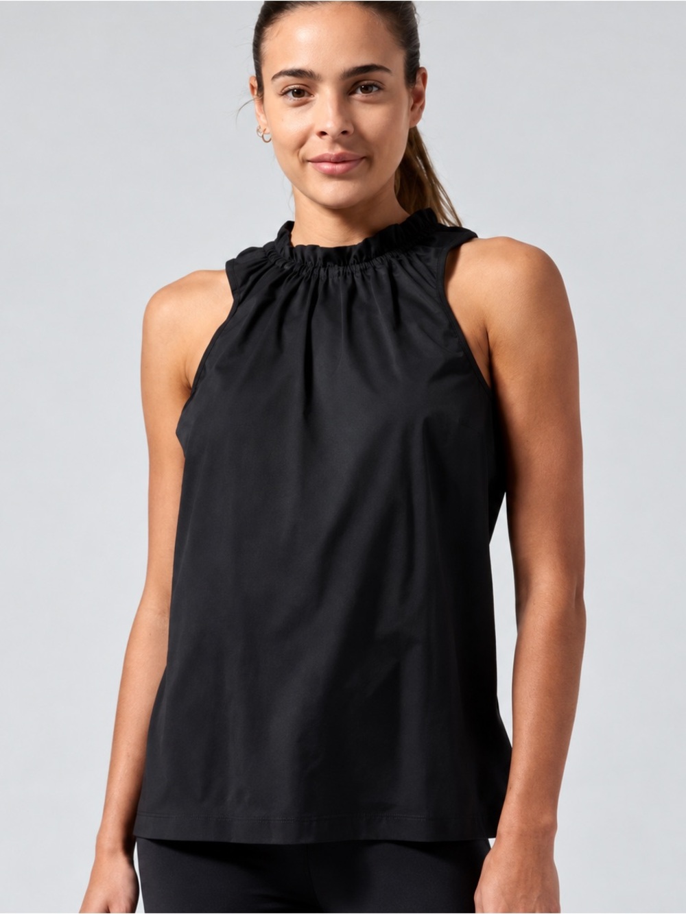 Athleta Athleta Levitate Run Tank in black